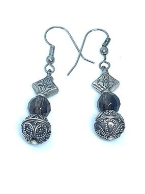 Bali Sterling Gemstone Earrings